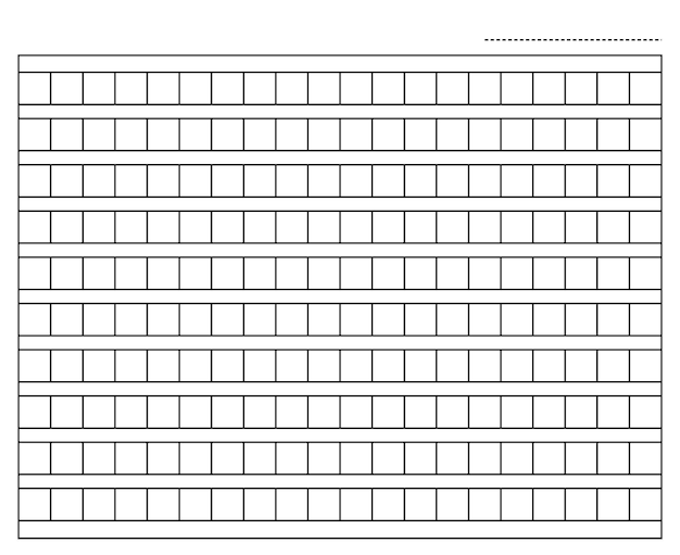 Squared manuscript paper