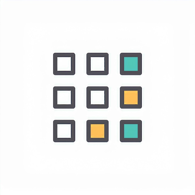 Vector squares icon