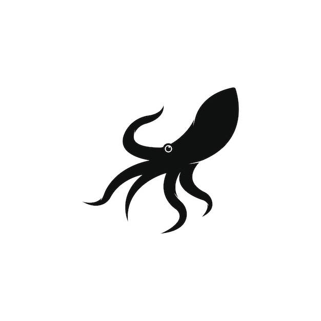 Squid logo vector template