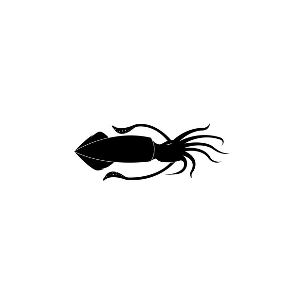 Squid logo vector template