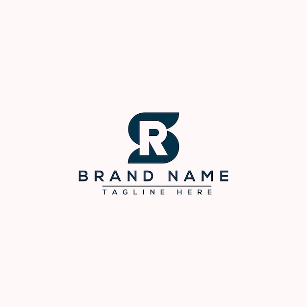 SR Logo Design Template Vector Graphic Branding Element