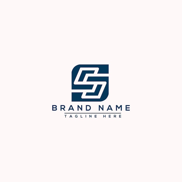 SS Logo Design Template Vector Graphic Branding Element