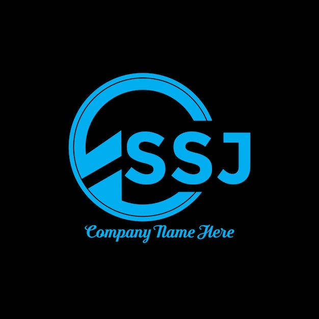 SSJ letter logo design with a circle shape. SSJ circle and cube shape logo design. SSJ hexagon.