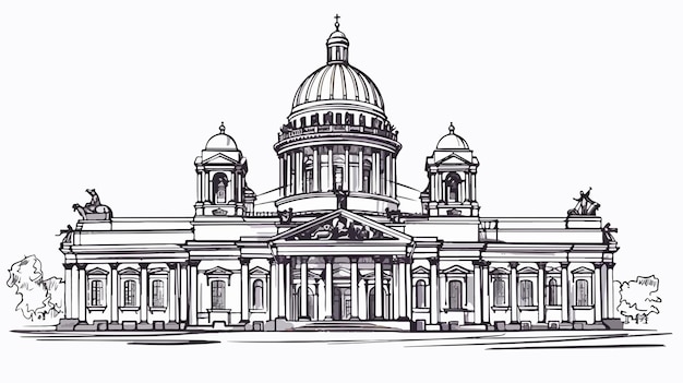 St Isaacs Cathedral in Saint Petersburg Majestic Architecture and Hand Dr Russia