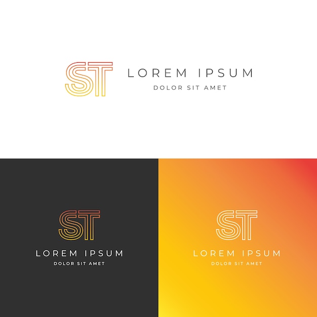 ST logo template