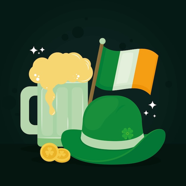 St patrick day design