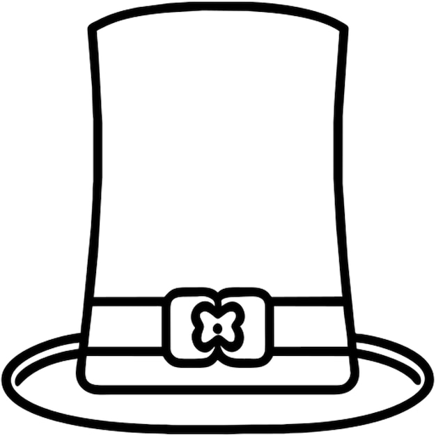 st patrick day hat pictogram