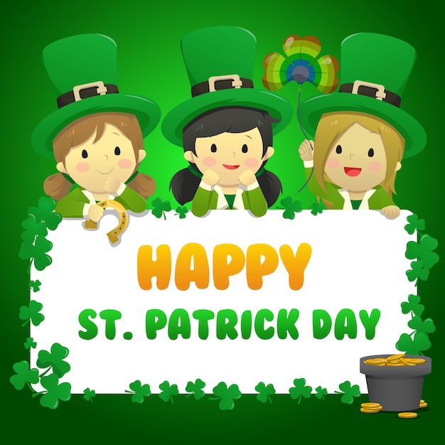 St Patrick Greeting Card