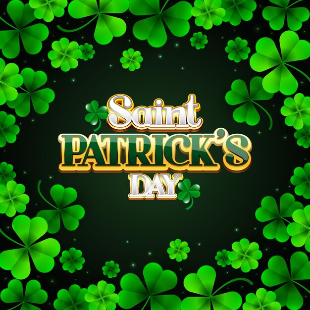 St Patrick's day Design template Design Vector