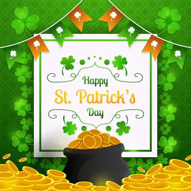 St Patrick's Day Festivity Background