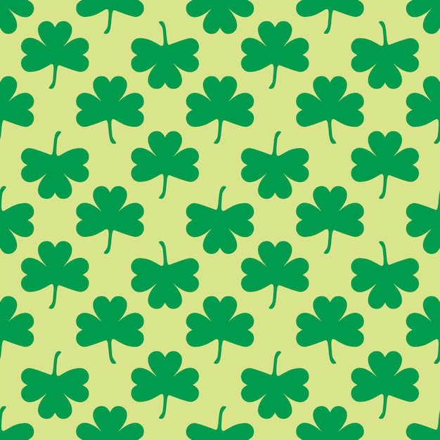 St Patrick's day holiday background Seamless Pattern With Floral Motifs able to print for cloths