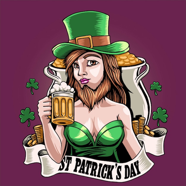 St Patrick's Day illustration