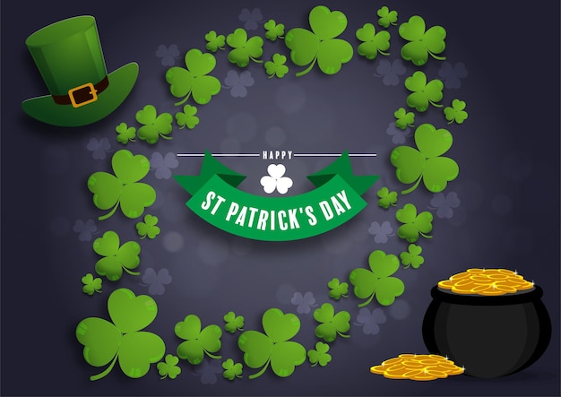 St Patrick's Day invitation to a holiday