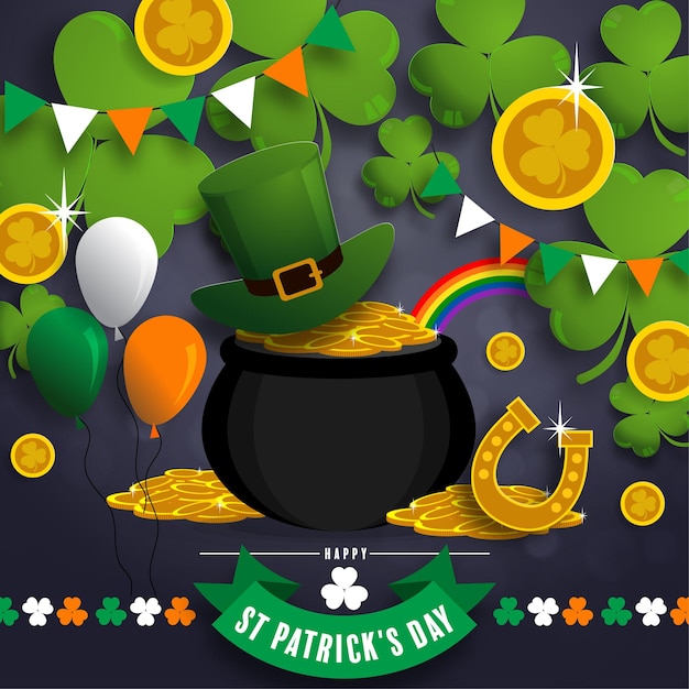 St Patrick's Day invitation to a holiday