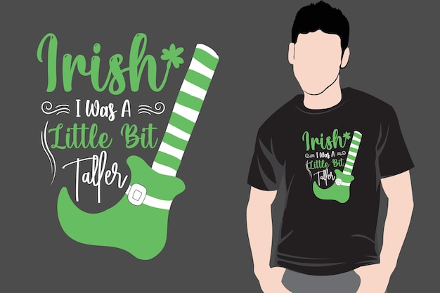 St Patrick's day quotes typography tshirt design Illustration for print