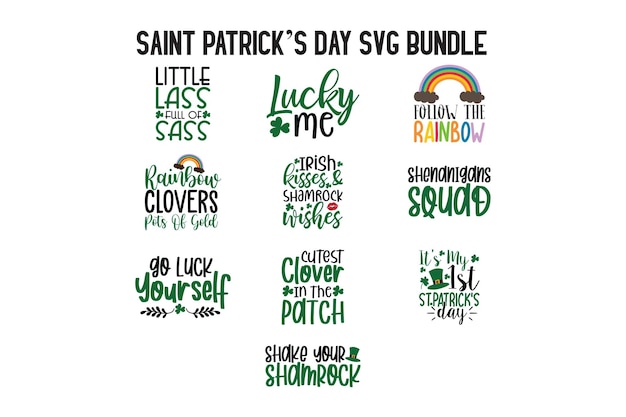 St Patrick's Day SVG Bundle