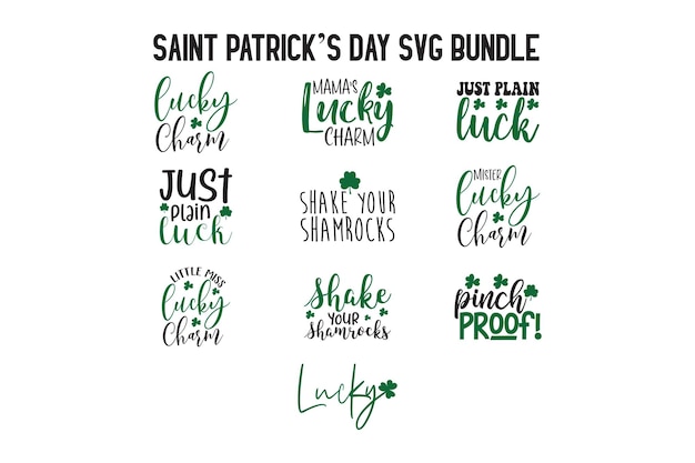 St Patrick's Day SVG Bundle