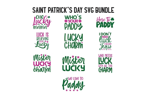 St Patrick's Day SVG Bundle