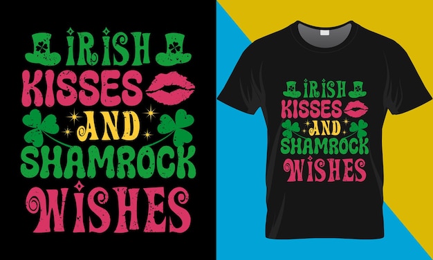 St Patrick's Day t-shirt design. Irish Day t-shirt design. Patrick's Day typography vector t-shirt