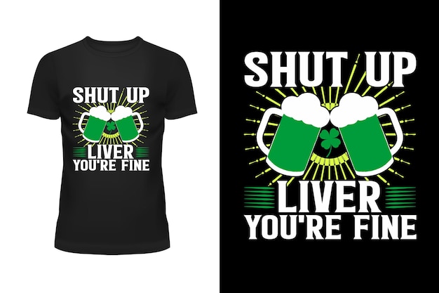 St. Patrick's Day t-shirt designs premium vector or St. Patrick's Day background.