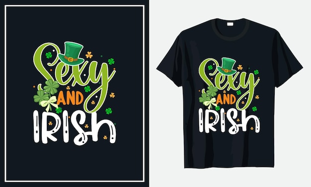 St Patrick's day tshirt designs Premium Vector