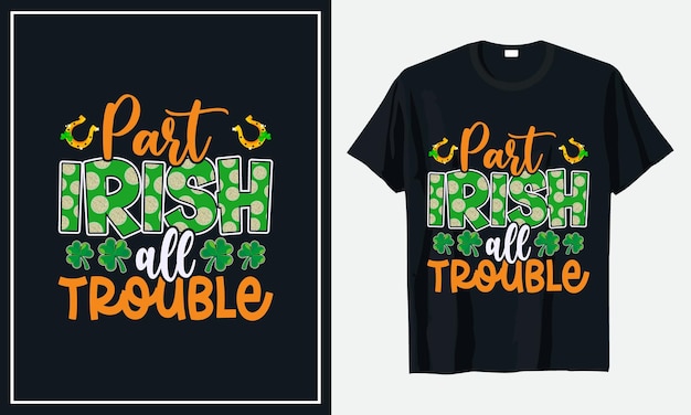 St Patrick's day tshirt designs Premium Vector