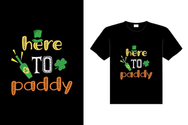 St. Patrick's day typography colorful Irish quote vector Lettering t-shirt design