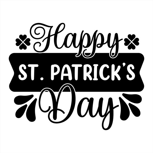 Vector st patrick's svg design retro cutfiles