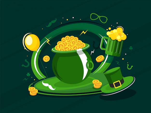 St. Patricks Day Background.