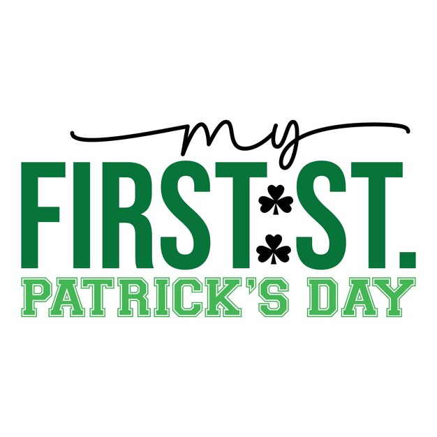 Vector st patricks day svg design and digital download