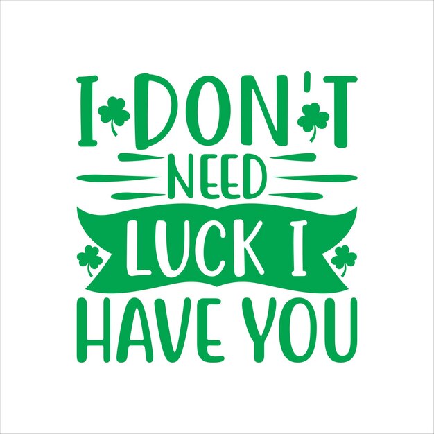 Vector st patricks day svg tshirt design free download