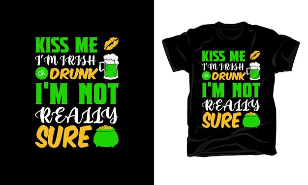 st patricks day tshirt design graphics positive quotes fashion saint patricks