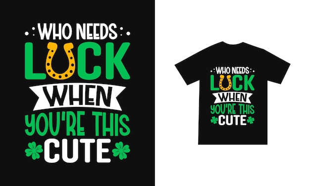 St Patricks Day Tshirt Design Or St Patricks Day poster design