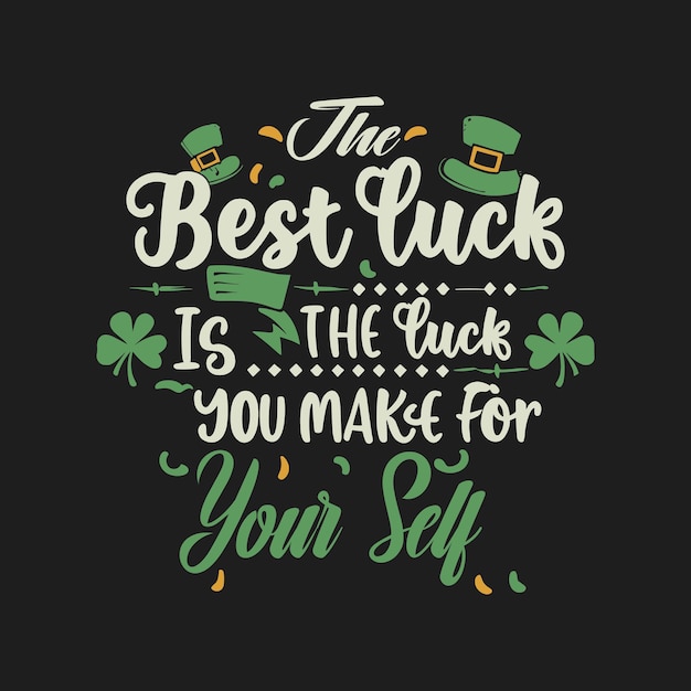 St Patricks day vector illustration St Patricks Day tshirt design template