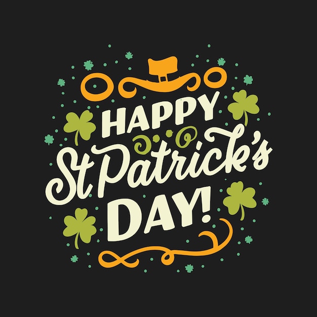 St Patricks day vector illustration St Patricks Day tshirt design template