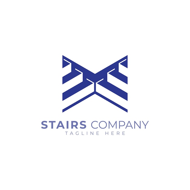 stairs logo design concept success steps logo for corporate business company