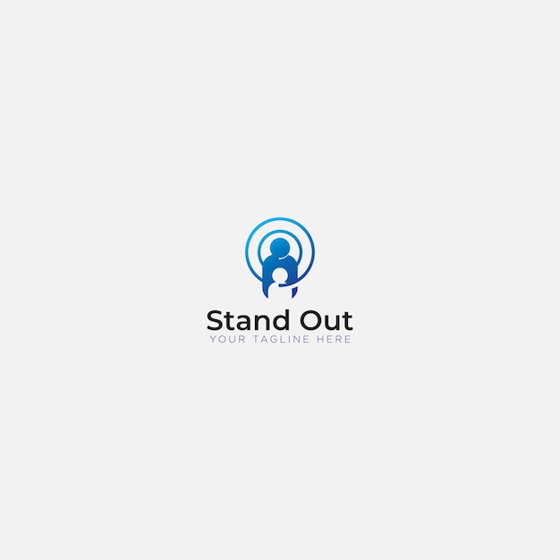 Stand out logo designs with podcast two people39s