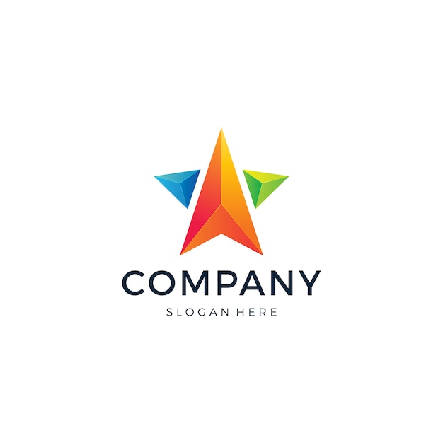 Star Arrow logo   template