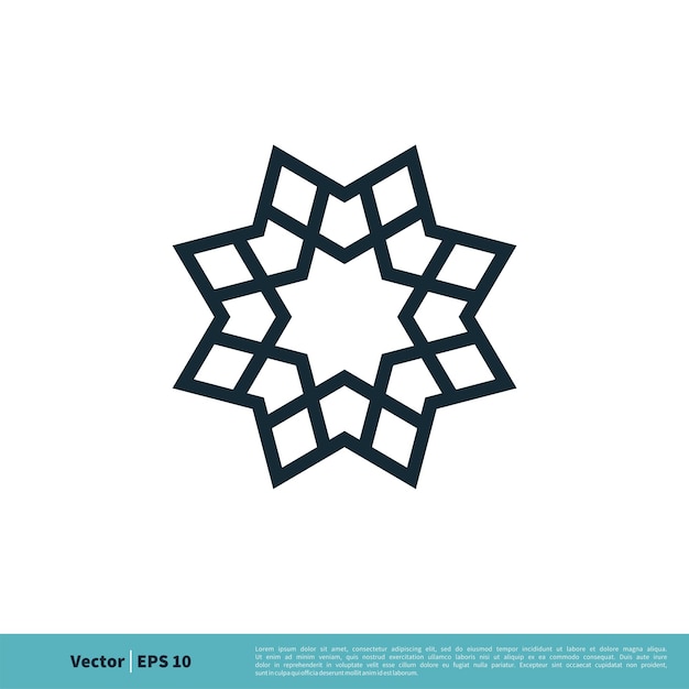 Star Decorative Icon Vector Logo Template Illustration Design Vector EPS 10