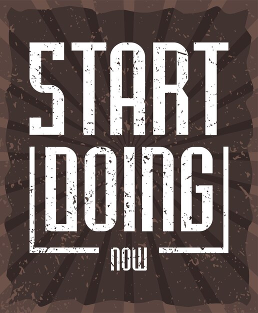 Star doing now typography concept designs