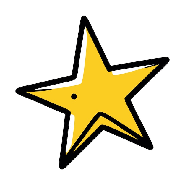 Star Drawing Design Vector Illustration Clipart Eps