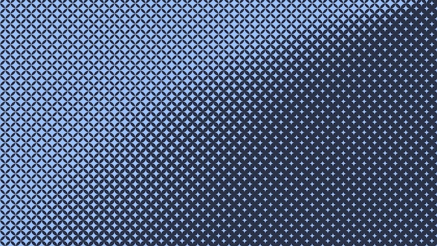 Star Halftone Pattern Vector Geometric Faded Texture Abstract Blue Background