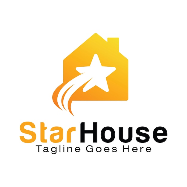 Star House logo design template