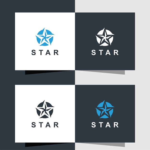 Star icon logo. Star symbol design.