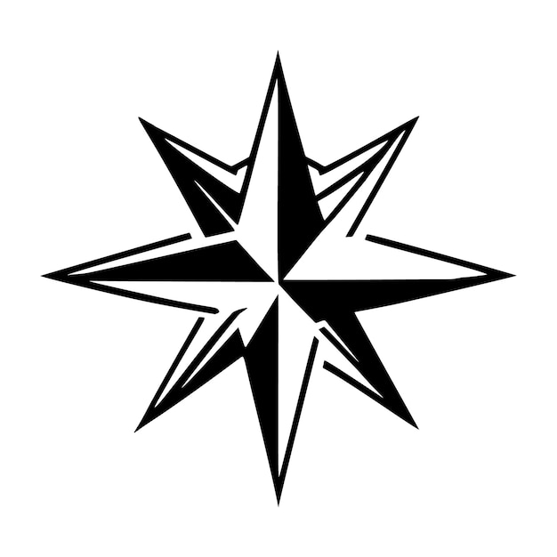 Star icon logo vector illustration