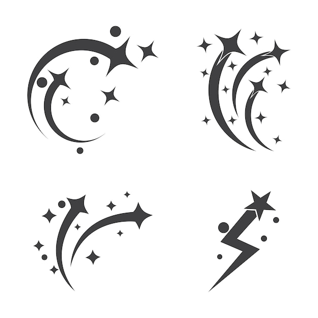 Star icon Template vector illustration design