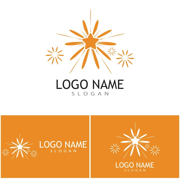 Star icon Template vector illustration design