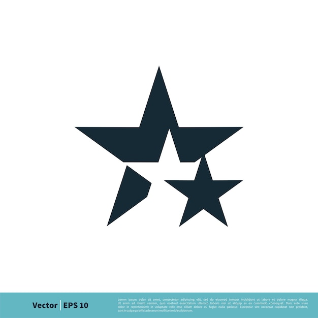 Star Icon Vector Logo Template Illustration Design Vector EPS 10