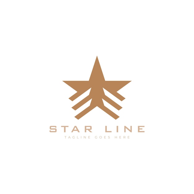 star logo design brand mark monogram template