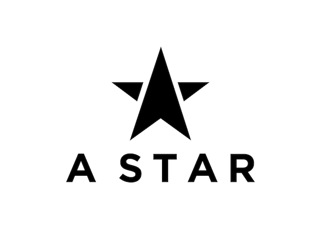 a star logo design vector illustration